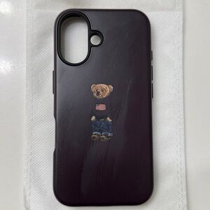 BRAND NEW Maroon Bear Design Phone Case - iPhone 16